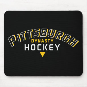 Pittsburgh Dynasty Hockey Black Mouse Pad Muismat