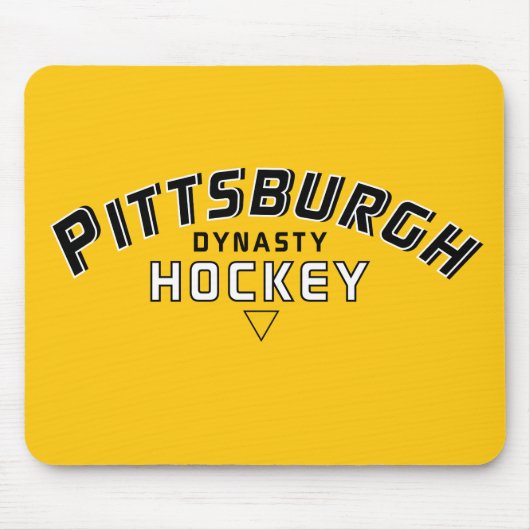 Pittsburgh Dynasty Hockey Mouse Pad Muismat (Voorkant)