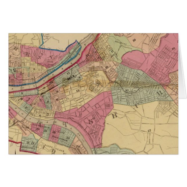 Pittsburgh en Allegheny (Voorkant Horizontaal)