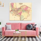 Pittsburgh en Allegheny Canvas Afdruk (Insitu (Woonkamer))