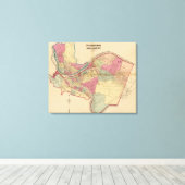 Pittsburgh en Allegheny Canvas Afdruk (Insitu (Houten vloer))