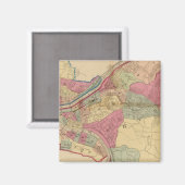 Pittsburgh en Allegheny Magneet (Voorkant / Achterkant)