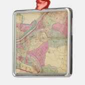 Pittsburgh en Allegheny Metalen Ornament (Links)