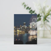Pittsburgh Fireworks Briefkaart (Staand voorkant)