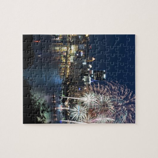 Pittsburgh Fireworks Legpuzzel (Horizontaal)