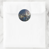 Pittsburgh Fireworks Ronde Sticker (Tas)