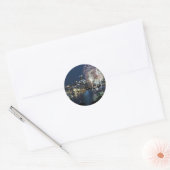 Pittsburgh Fireworks Ronde Sticker (Envelop)