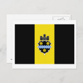 Pittsburgh Flag Briefkaart (Voorkant / Achterkant)