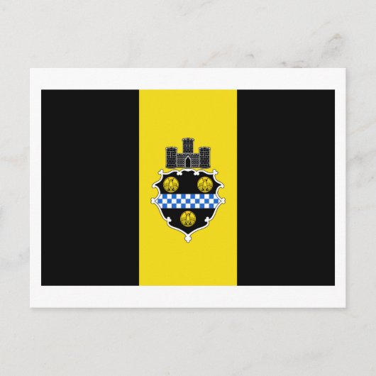 Pittsburgh Flag Briefkaart (Voorkant)
