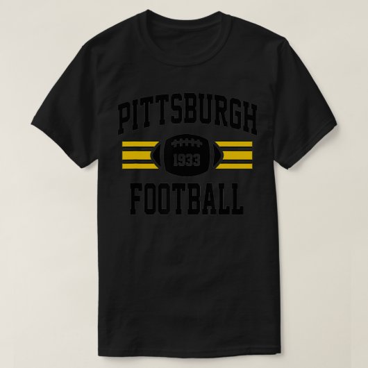 Pittsburgh Football Athletisch sportteam F T-shirt (Design voorkant)