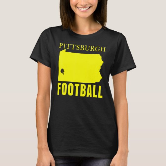 Pittsburgh Football Fan The Burgh Pennsylvania Tea T-shirt (Voorkant)