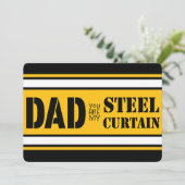 Pittsburgh Football Kaart vaders dag (Staand voorkant)