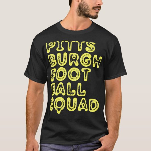 Pittsburgh Football Squad Game Day Sports Pgh Pa L T-shirt (Voorkant)