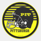 Pittsburgh Football Sticker (Voorkant)