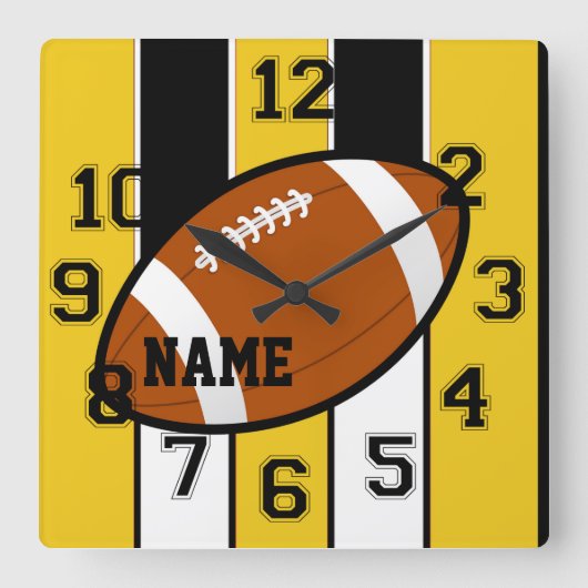 Pittsburgh Football wandklok (Voorkant)