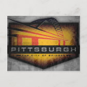 Pittsburgh Fort Pitt Bridge Briefkaart (Voorkant)