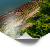 Pittsburgh Foto Print City Uitzicht met Incline Foto Afdruk (Hoek)