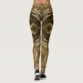 Pittsburgh Gold- en zwarte Leggings (Achterkant)