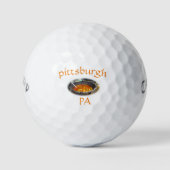 Pittsburgh Golf Balls Golfballen (Voorkant)
