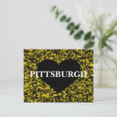 Pittsburgh Heart Briefkaart (Staand voorkant)