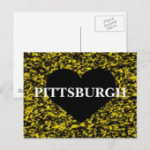 Pittsburgh Heart Briefkaart (Voorkant / Achterkant)