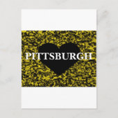 Pittsburgh Heart Briefkaart (Voorkant)