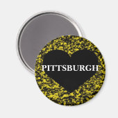 Pittsburgh Heart Magneet (Voorkant / Achterkant)