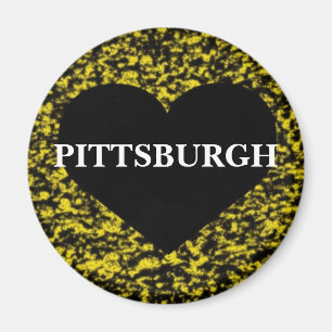 Pittsburgh Heart Magneet