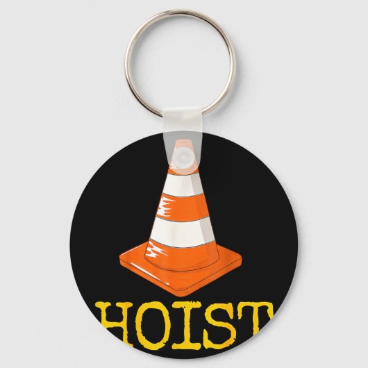 Pittsburgh hijst de verkeerscone  sleutelhanger (Voorkant)