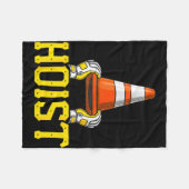 Pittsburgh hijst de verkeersconus  fleece deken (Voorkant (Horizontaal))