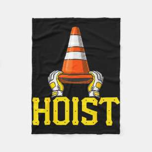 Pittsburgh hijst de verkeersconus fleece deken