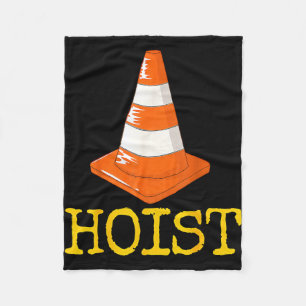 Pittsburgh hijst de verkeerskegel fleece deken