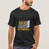 Pittsburgh Hockey is Amerikaans T-shirt (Voorkant)