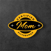 Pittsburgh Home 412 Zwart Goud Yinzer T-shirt