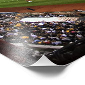 Pittsburgh Honkbal 's nachts Foto Afdruk (Hoek)