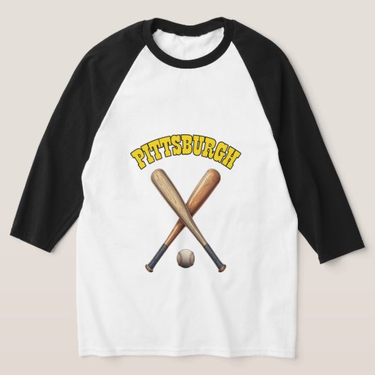 Pittsburgh-honkbal T-shirt (Laagn)