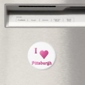 Pittsburgh — Hot Pink Magneet (Insitu (Vaatwasser))