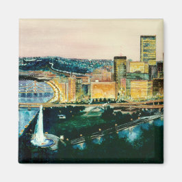 Pittsburgh in Dusk Magneet