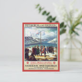 Pittsburgh in het begin Briefkaart (Staand voorkant)