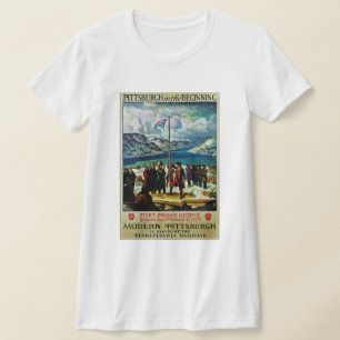Pittsburgh in het begin t-shirt