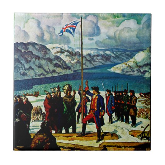 Pittsburgh in het begin tegeltje (Voorkant)