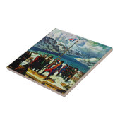 Pittsburgh in het begin tegeltje (Zijkant)