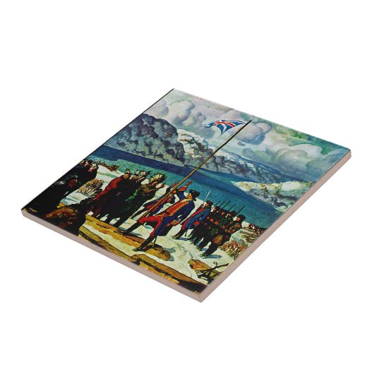 Pittsburgh in het begin tegeltje (Zijkant)