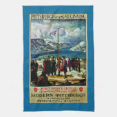 Pittsburgh in het begin theedoek (Verticaal)