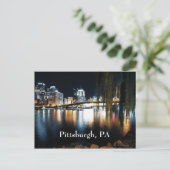 Pittsburgh in kleur briefkaart (Staand voorkant)