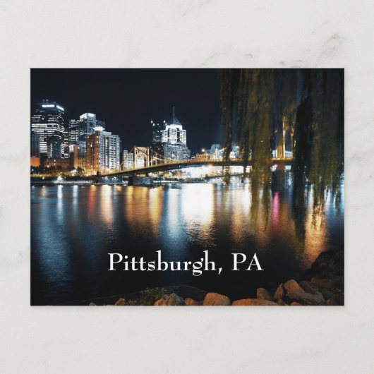 Pittsburgh in kleur briefkaart (Voorkant)