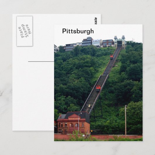 -Pittsburgh-Inline-Foto-Briefkaarten Briefkaart (Voorkant / Achterkant)