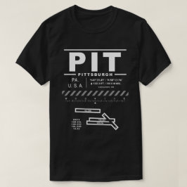 Pittsburgh International Airport PIT T-shirt