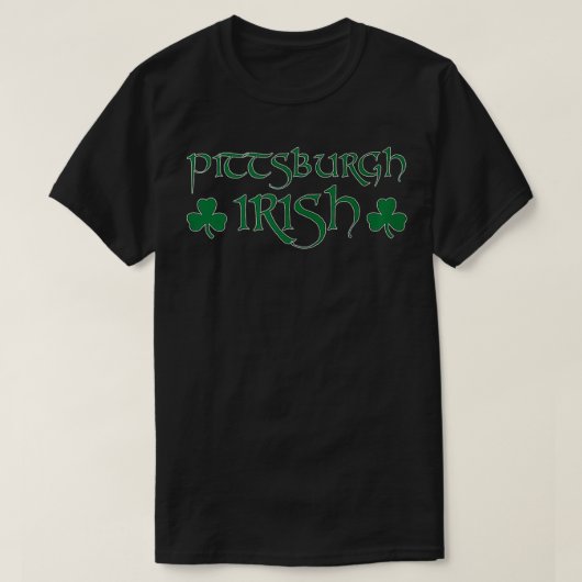 Pittsburgh Irish Cool Pittsburgh St Patricks Day T-shirt (Design voorkant)