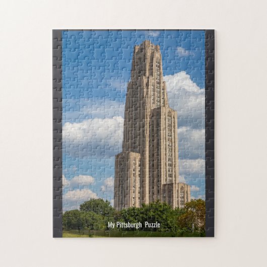 Pittsburgh Kathedraal Van Leren Puzzel (Verticaal)